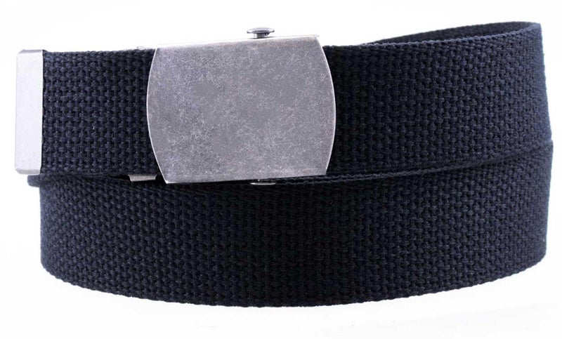 Thomas Bates Cargo Cotton Military Web Belt (Black) - Image 1